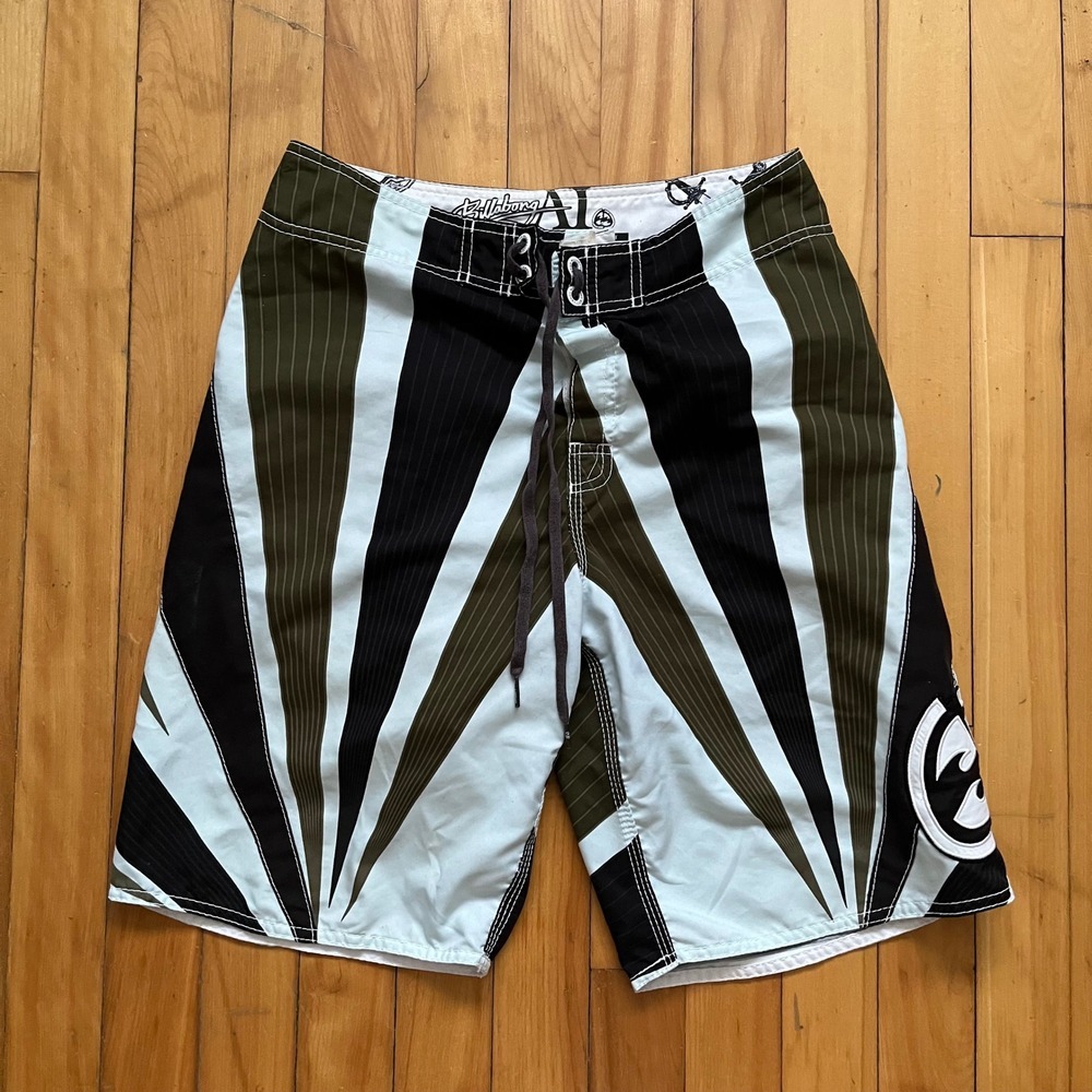 Billabong Andy Irons Signature Boardshorts Boys Size 30 Sunburst Stripe